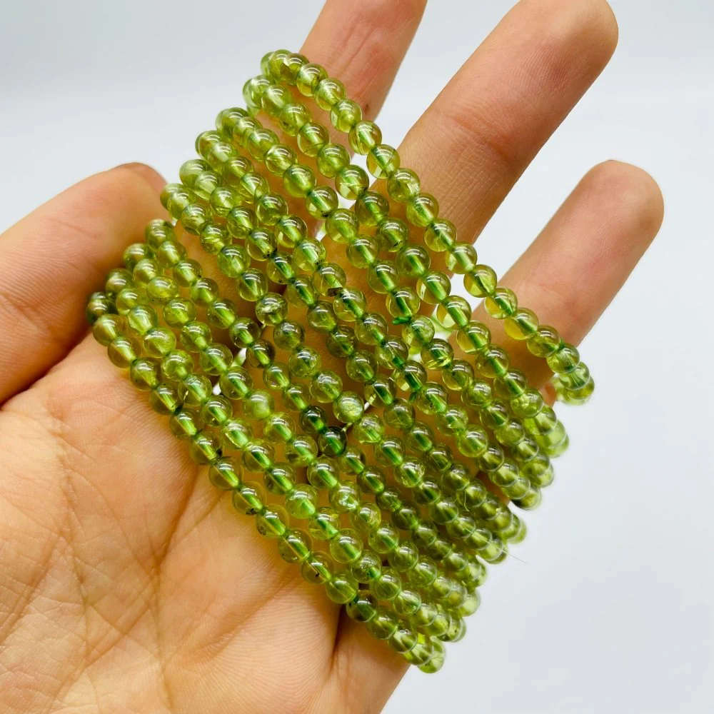 3-4mm High Quality Peridot Bracelet Wholesale - Image 3