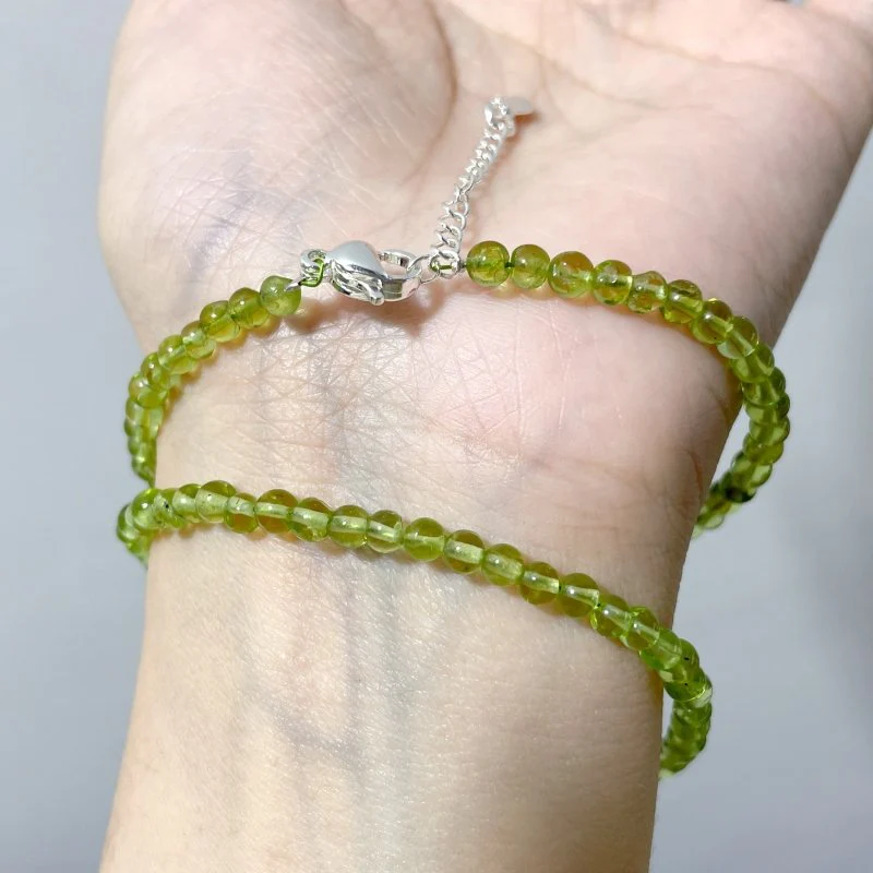 0.12in(3mm) Peridot Bracelet Wholesale - Image 3