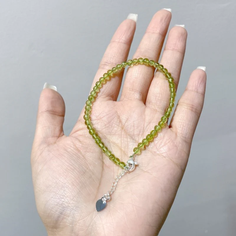 0.12in(3mm) Peridot Bracelet Wholesale - Image 4