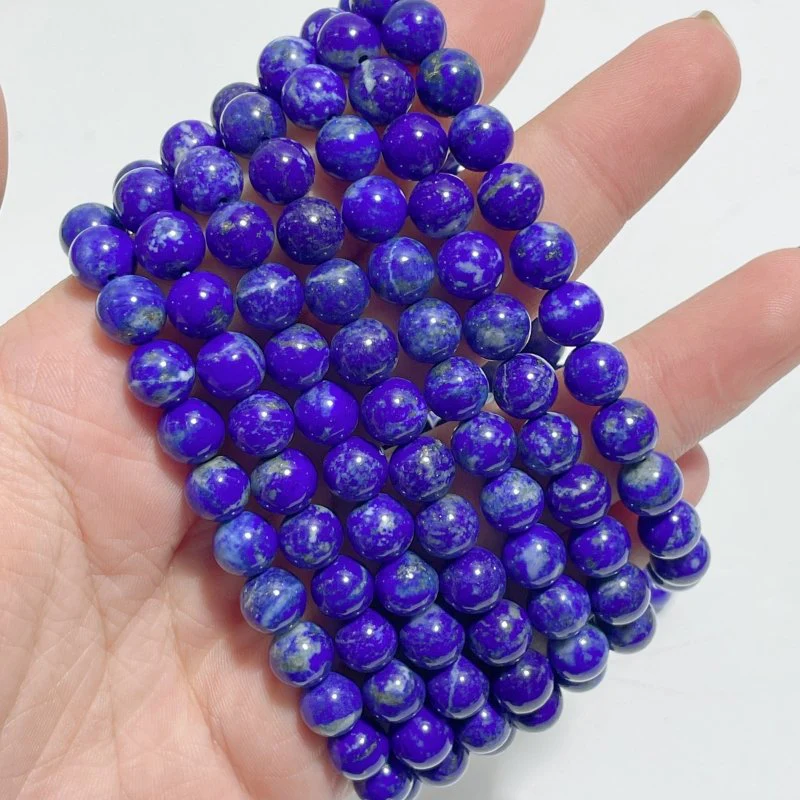0.28in(7mm) Lapis Lazuli Bracelets Wholesale
