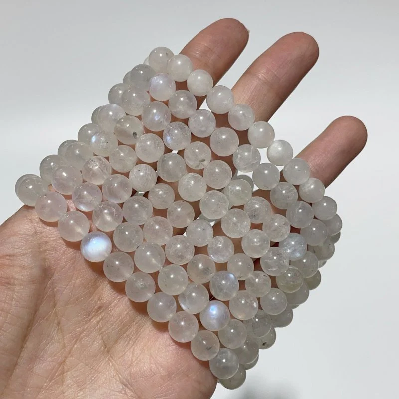 Normal Quality Blue Moonstone Bracelet 0.32in(8mm) Wholesale - Image 2