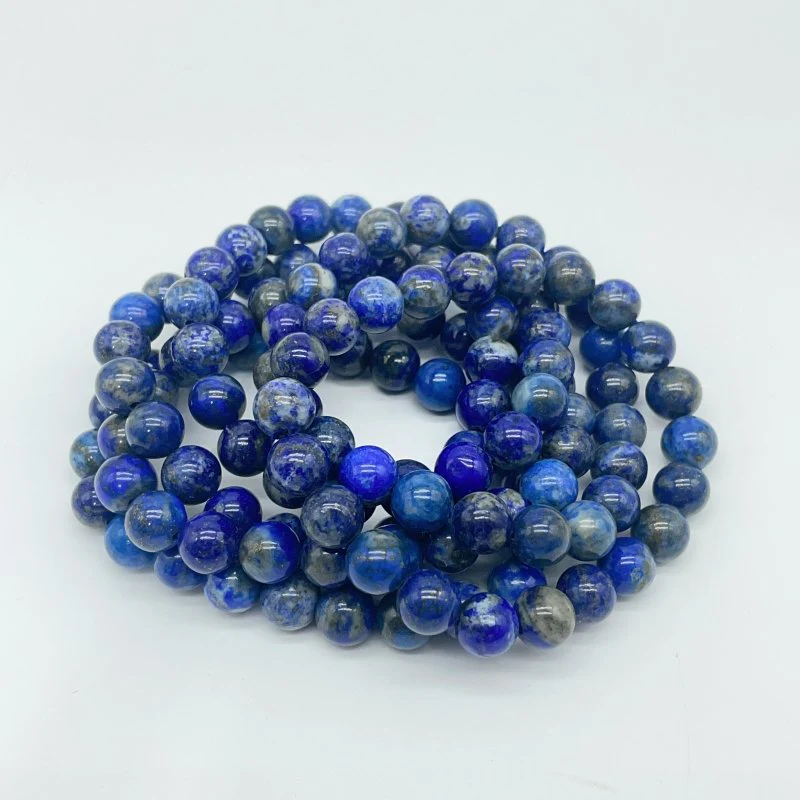 0.33in(8.5mm) Lapis Lazuli Bracelet Wholesale