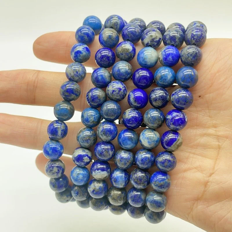 0.33in(8.5mm) Lapis Lazuli Bracelet Wholesale - Image 3