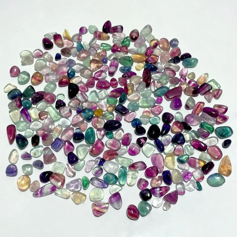 0.4-1.1in Small Rainbow Fluorite Tumbled Wholesale - Image 8