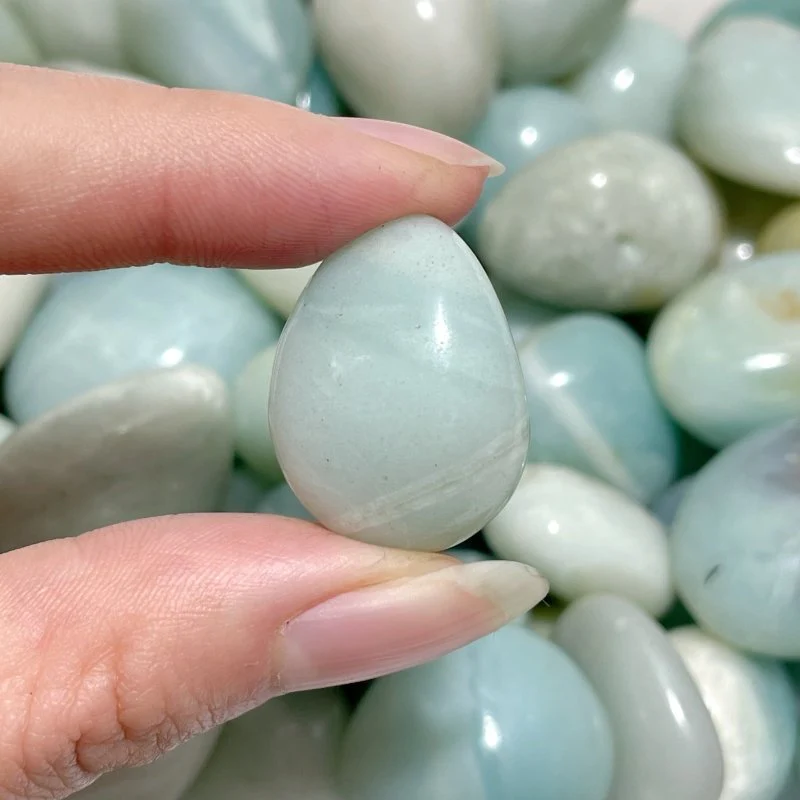 0.7-1.1in Caribbean Calcite Tumbled Wholesale - Image 3