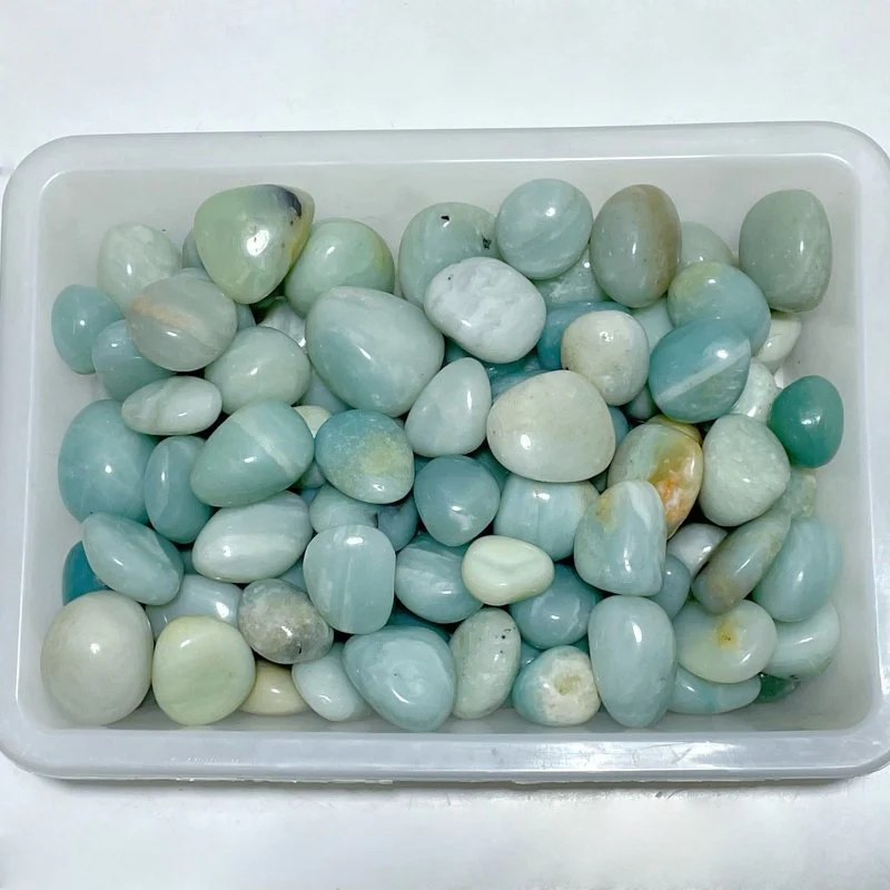 0.7-1.1in Caribbean Calcite Tumbled Wholesale - Image 6