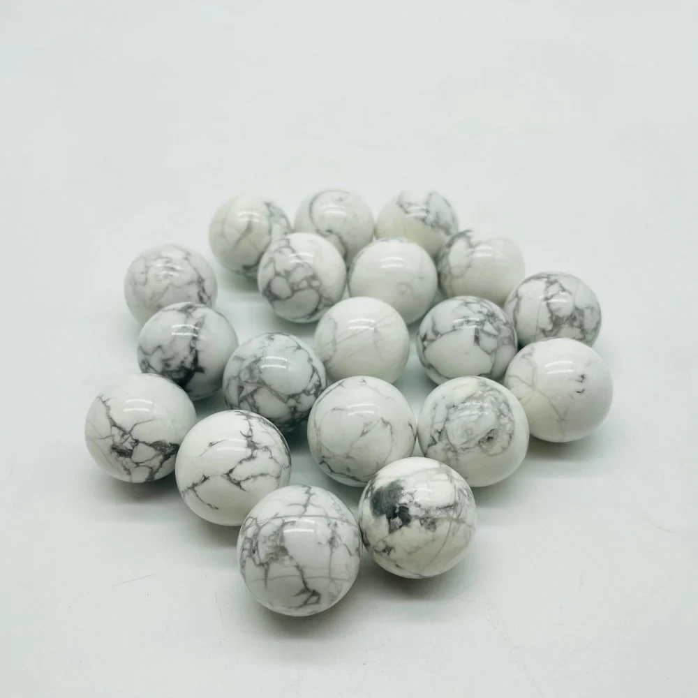 0.78in(2cm) Howlite Sphere Ball Wholesale - Image 3