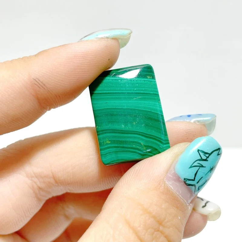 2.5CM High Quality Natural Malachite Cube Wholesale DIY Pendant - Image 4