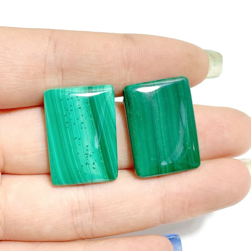 2.5CM High Quality Natural Malachite Cube Wholesale DIY Pendant - Image 5