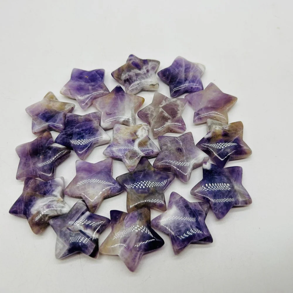 1.2in(30mm) Chevron Amethyst Star Wholesale - Image 2