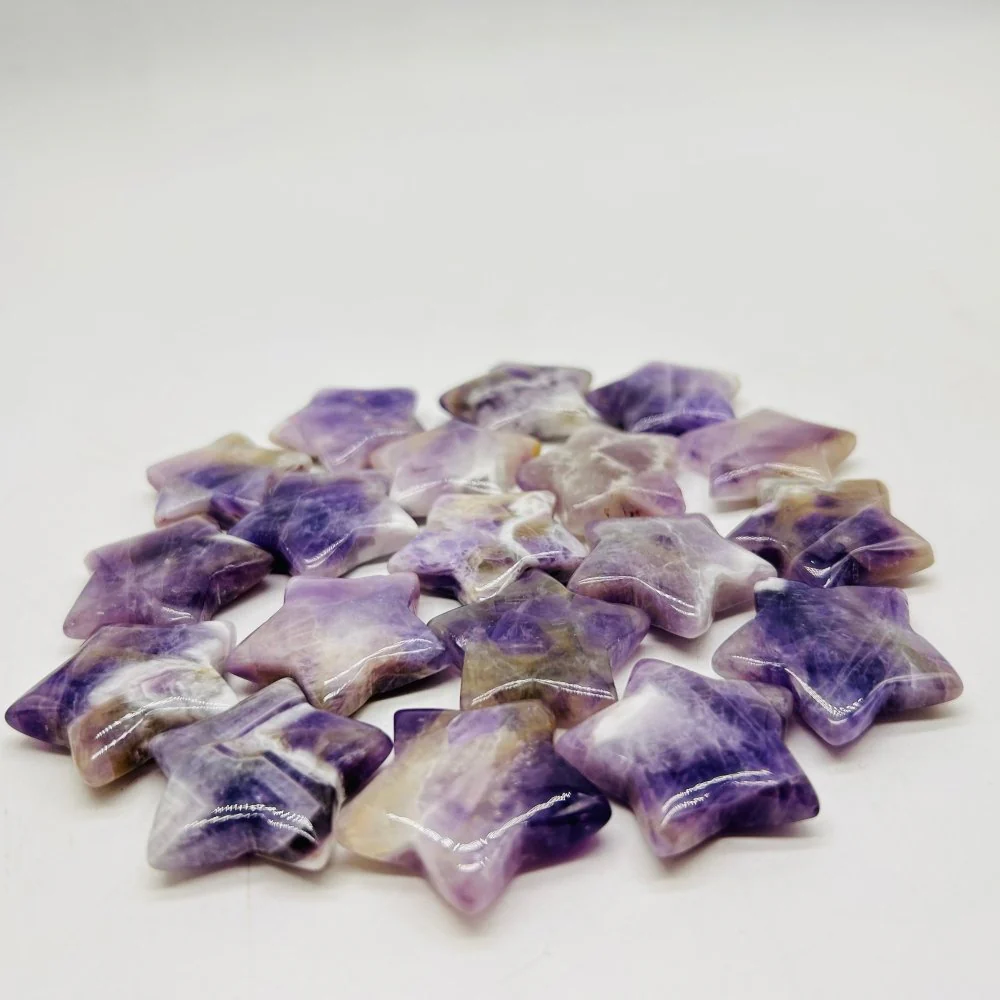 1.2in(30mm) Chevron Amethyst Star Wholesale - Image 3