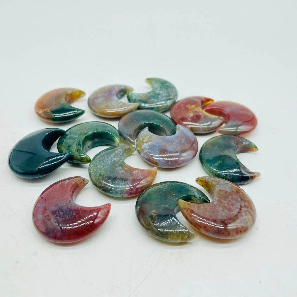 1.2in (3cm) Ocean Jasper Star&Moon Wholesale - Image 2