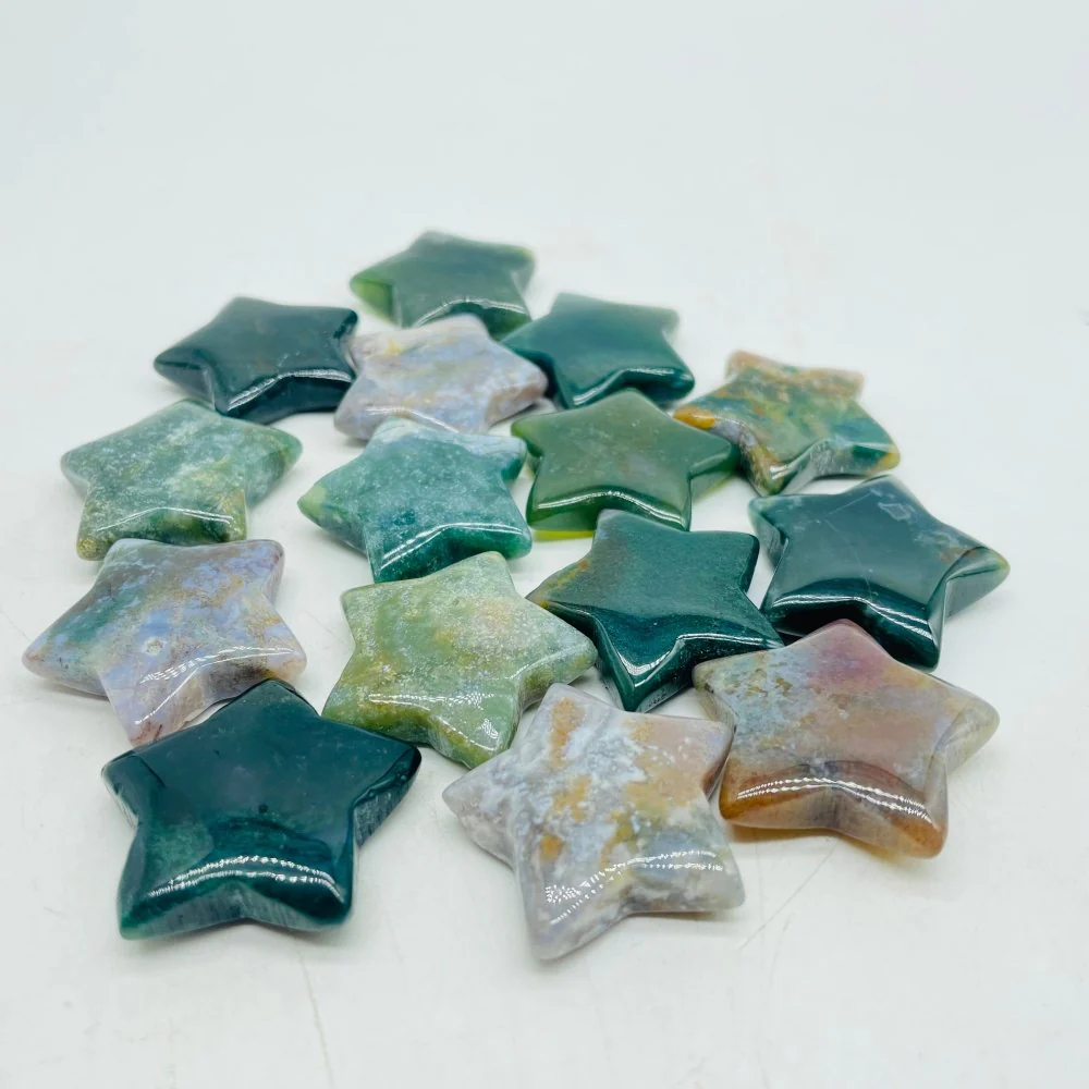 1.2in (3cm) Ocean Jasper Star&Moon Wholesale - Image 3