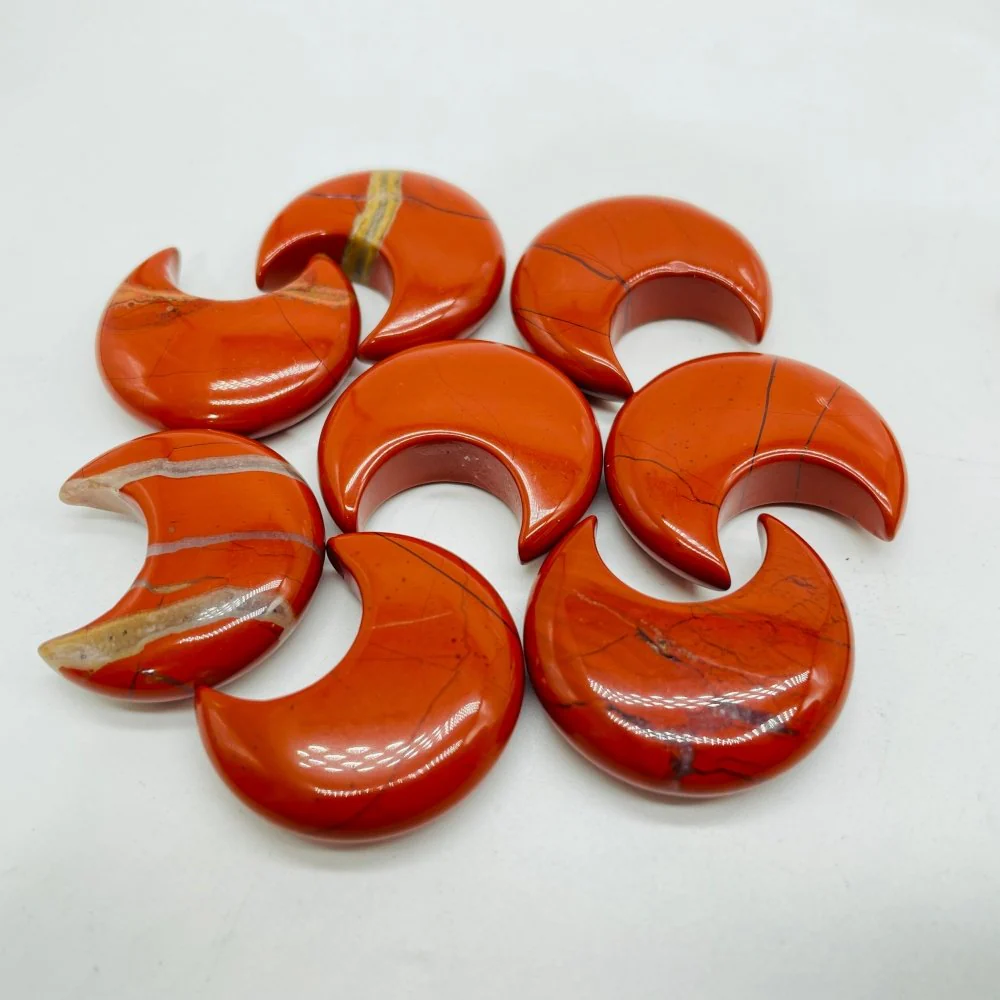 1.2in (3cm) Red Jasper Star Moon Wholesale - Image 4