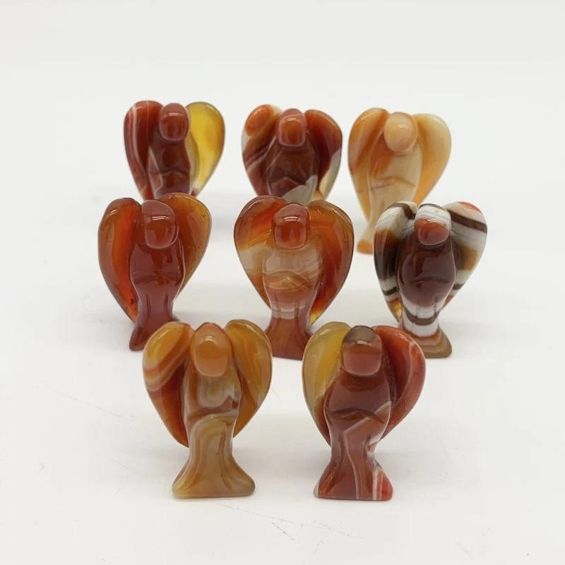 1.5in Carnelian Angel Carving Wholesale