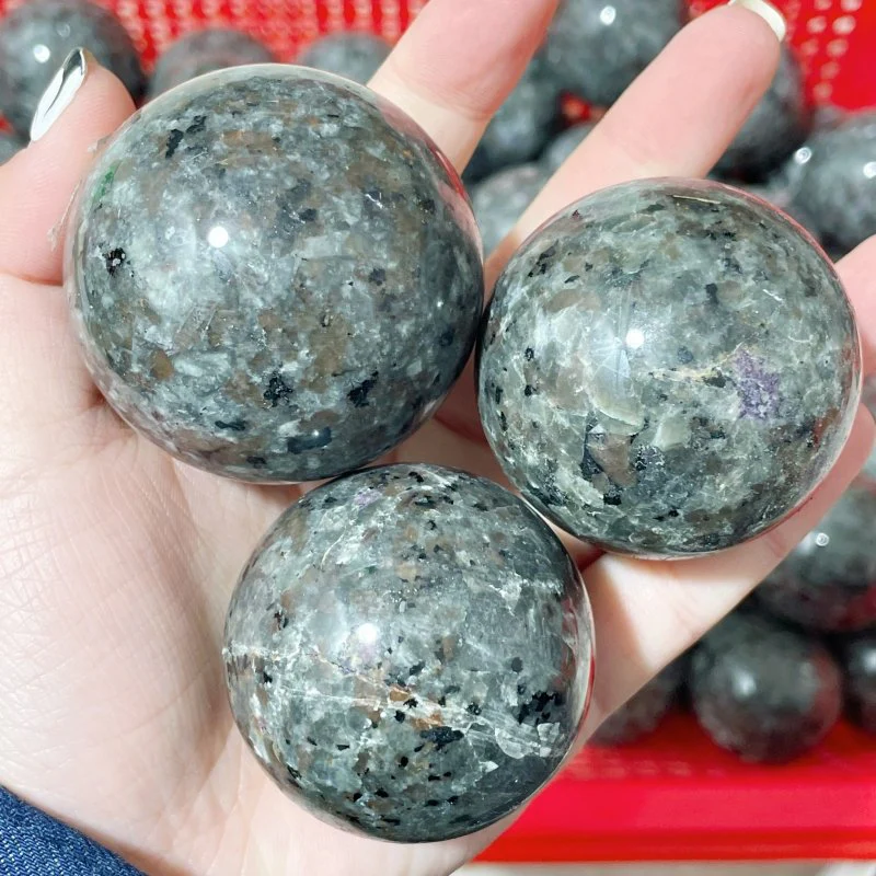 1.8-2.3in Yooperlite Spheres Wholesale (UV-Reactive) - Image 2