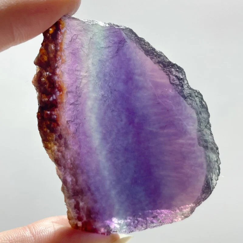 2-3in Small Rainbow Fluorite Slab Wholesale - Image 4
