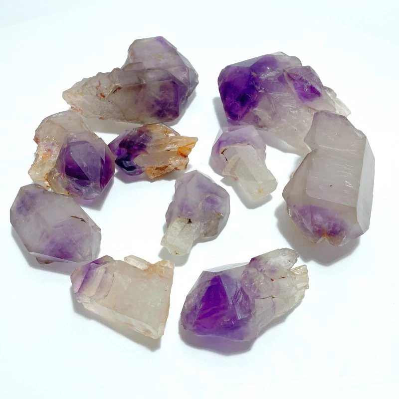 10 Pieces Beautiful Amethyst Specimen Skeletal Crystal