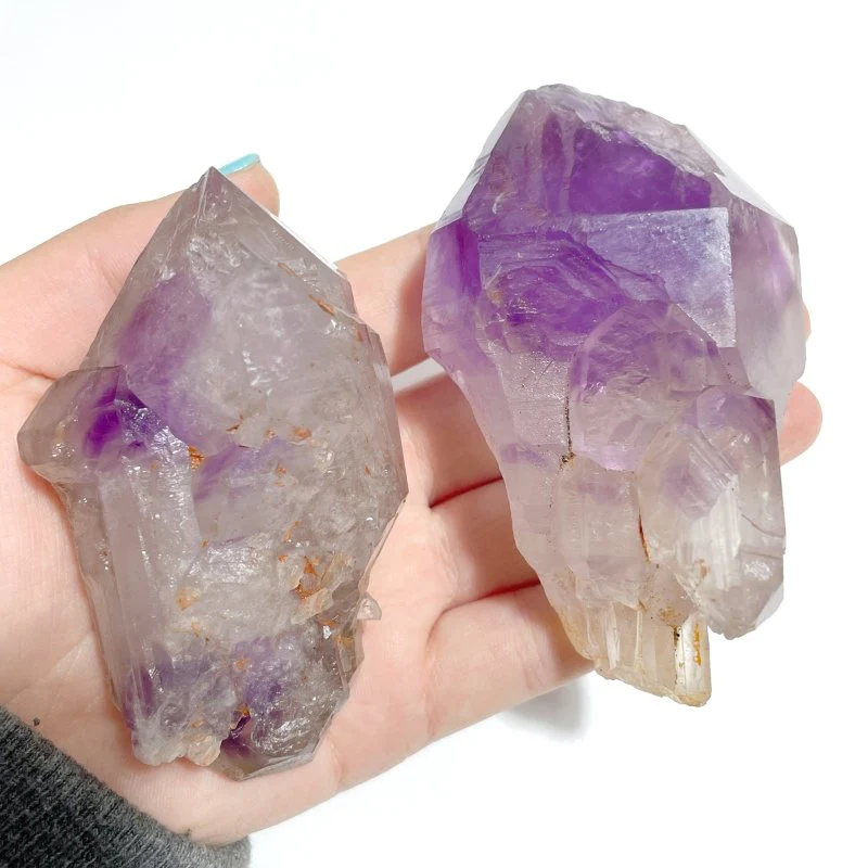 10 Pieces Beautiful Amethyst Specimen Skeletal Crystal - Image 5