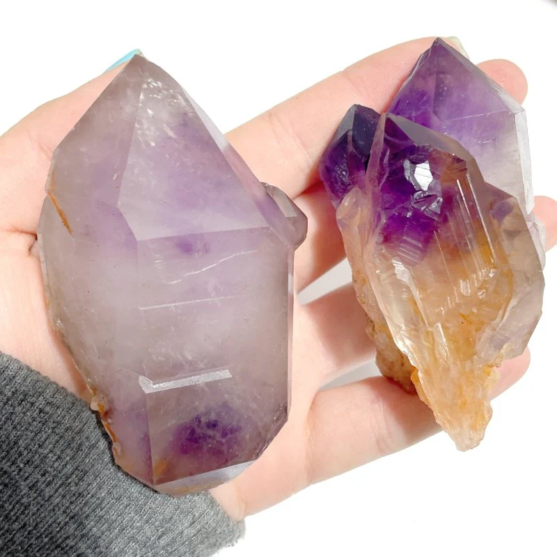 10 Pieces Beautiful Amethyst Specimen Skeletal Crystal - Image 8