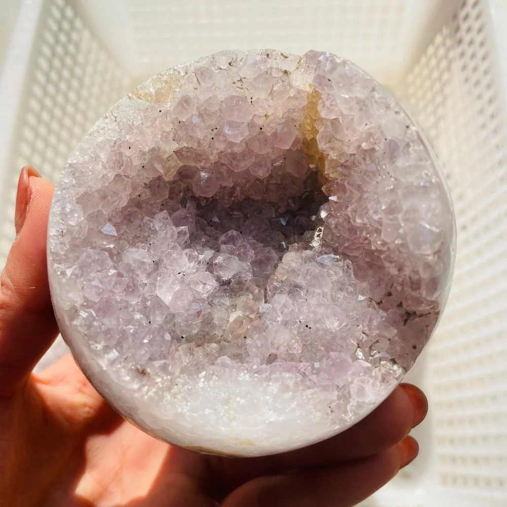 10 Pieces High Quality Amethyst Geode Sphere Ball - Image 5