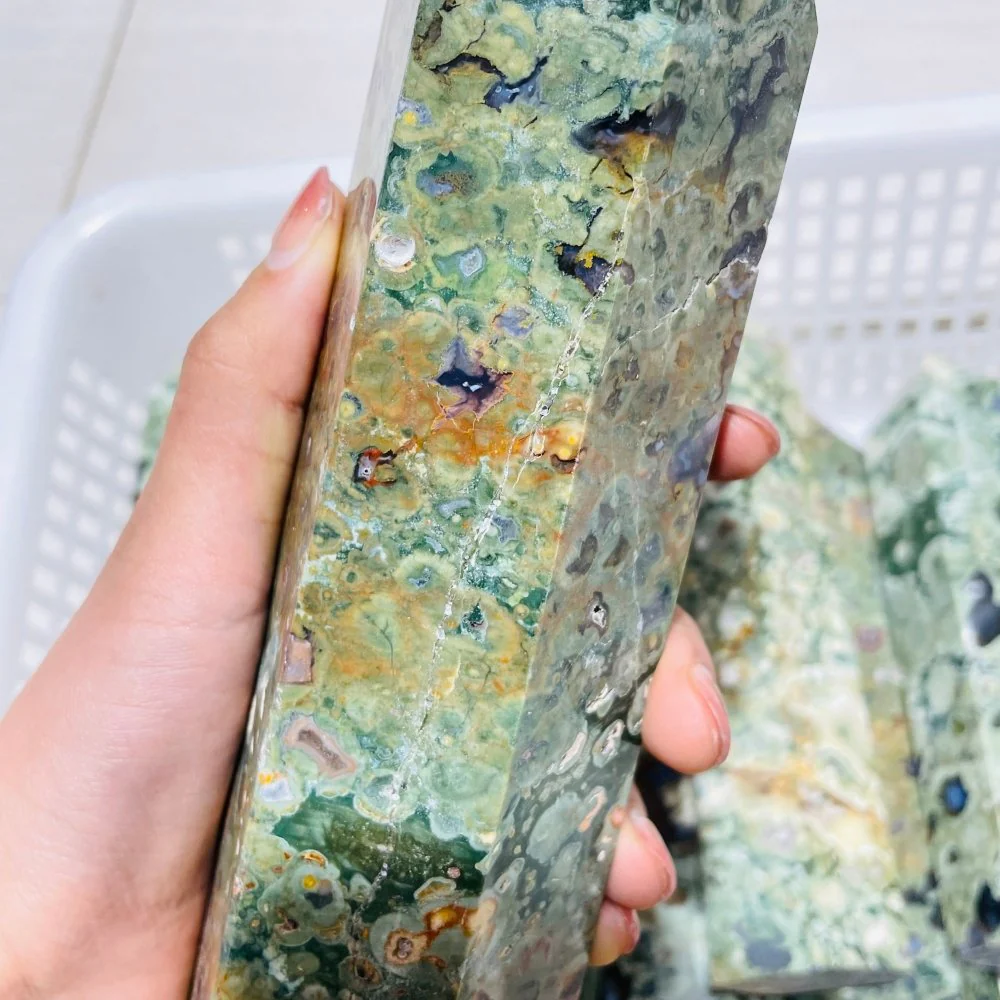 10 Pieces Large Rain Forest Jasper Tower Closeout - Image 7