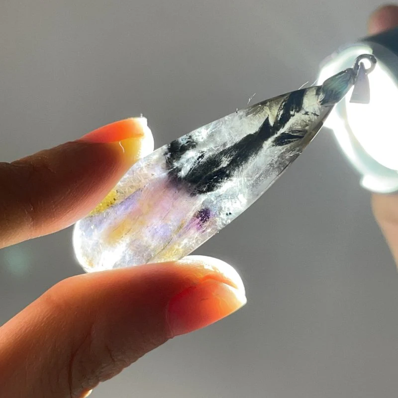 16 Pieces Rare Auralite 23 Ametrine Mixed Pyrite Crystal For Collection - Image 5