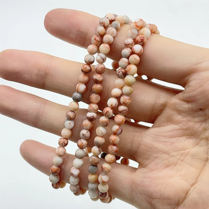 10 Types Mini Beads 4mm Bracelet Wholesale Golden Rutile Fluorite Dragon Blood Stone - Image 8
