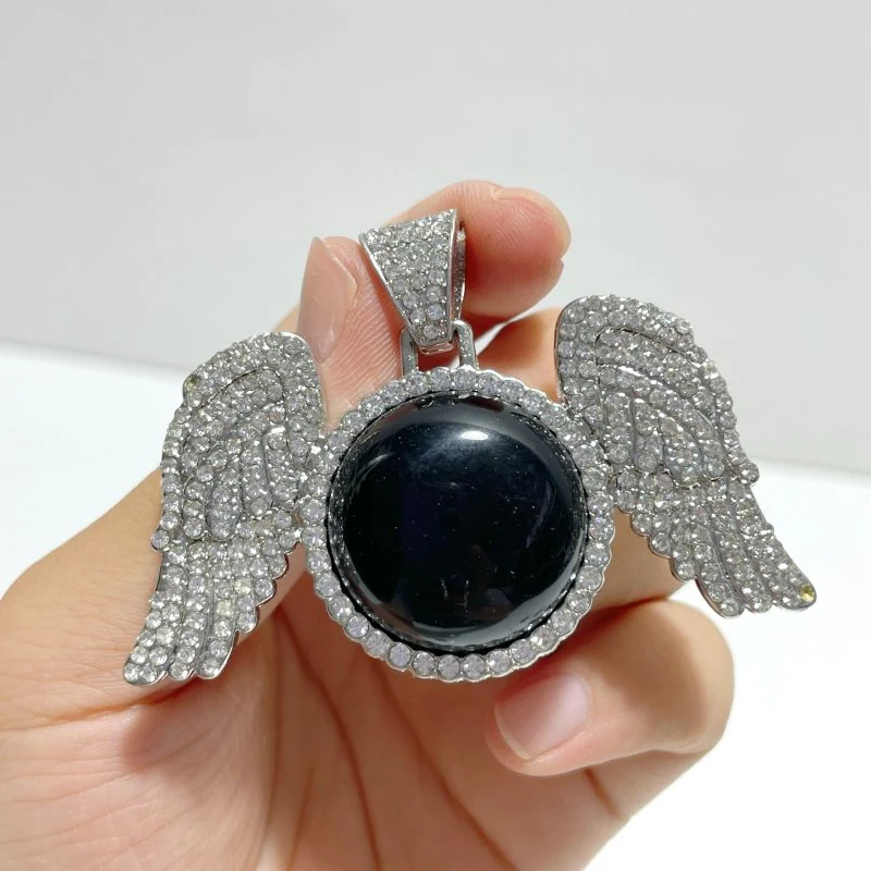 Clearance(defect) - 10 Types Wing Pendants Wholesale Amethyst Chevron Green Aventurine Tiger Eye - Image 9