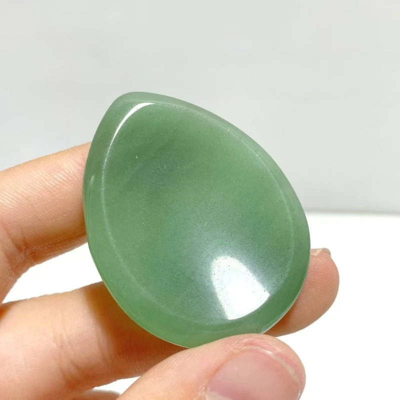 10 Types Worry Stones Teardrop Shape Wholesale Green Aventurine Labradorite Clear Quartz - Image 2