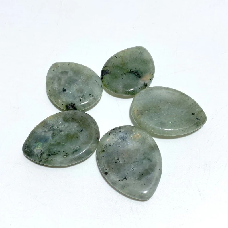 10 Types Worry Stones Teardrop Shape Wholesale Green Aventurine Labradorite Clear Quartz - Image 7