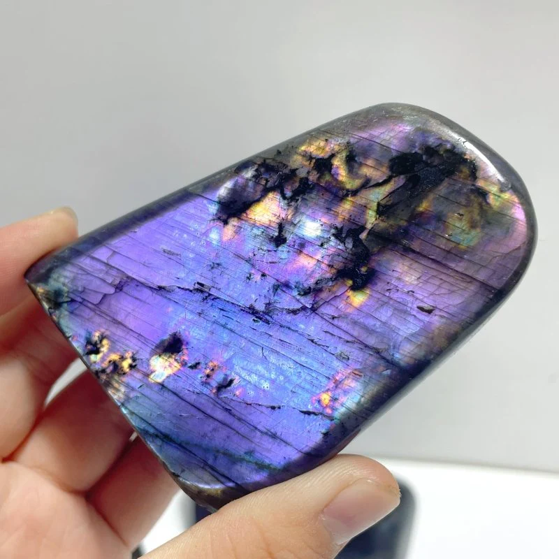 20 Pieces High Quality Polished Purple Blue Labradorite Free Form - Image 3
