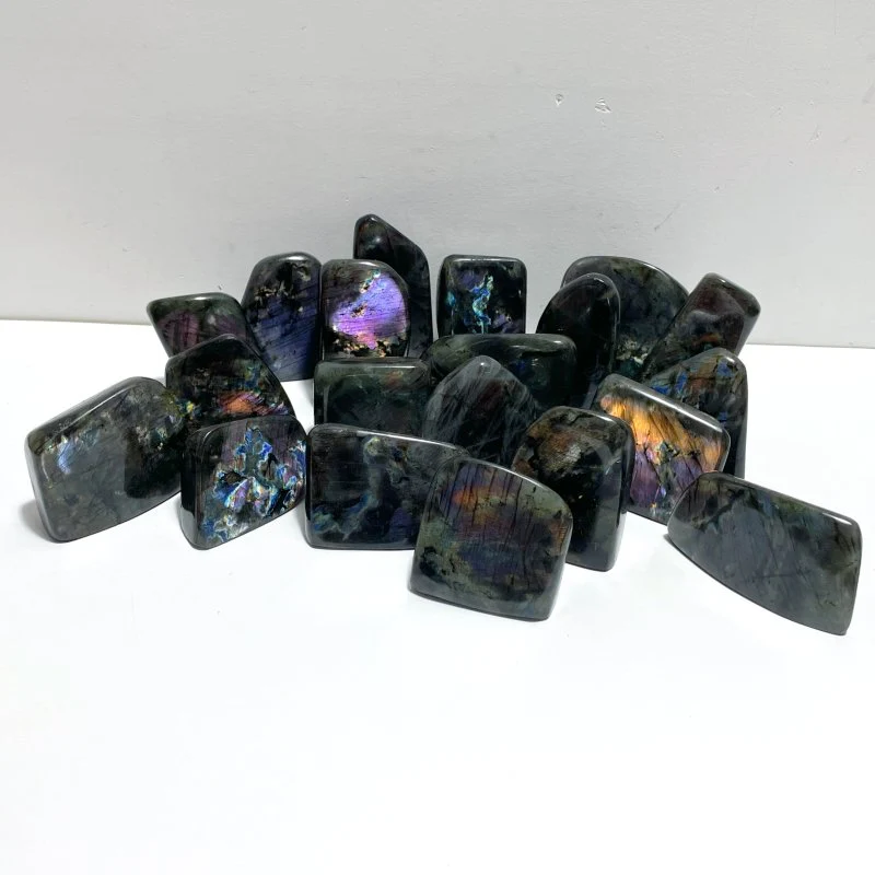 20 Pieces High Quality Polished Purple Blue Labradorite Free Form - Image 4
