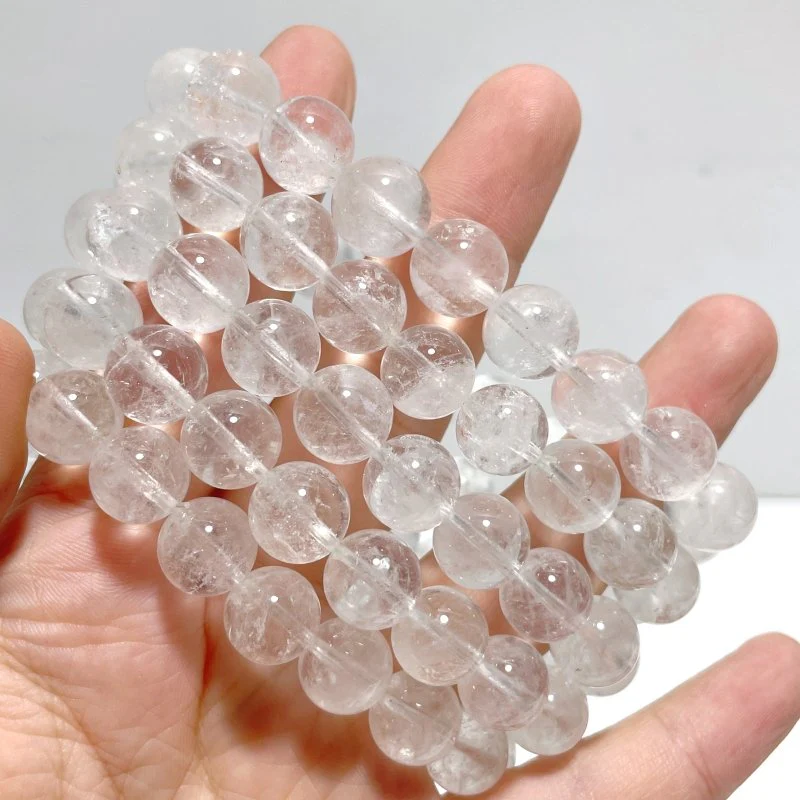 10mm/11mm Clear Quartz Bracelet Wholesale - Image 2