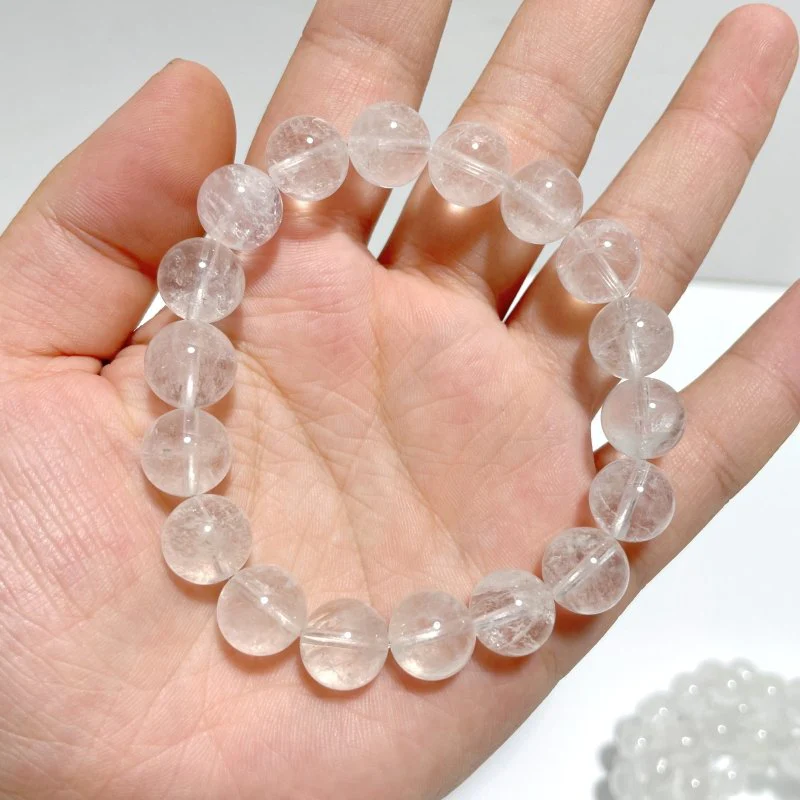 10mm/11mm Clear Quartz Bracelet Wholesale - Image 5