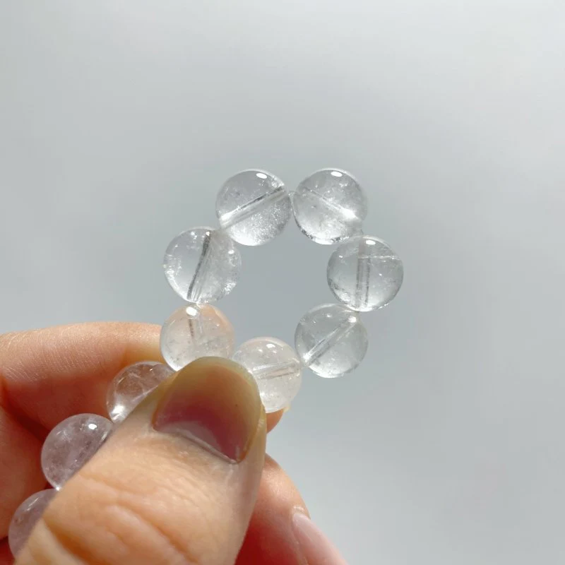 10mm/11mm Clear Quartz Bracelet Wholesale - Image 6