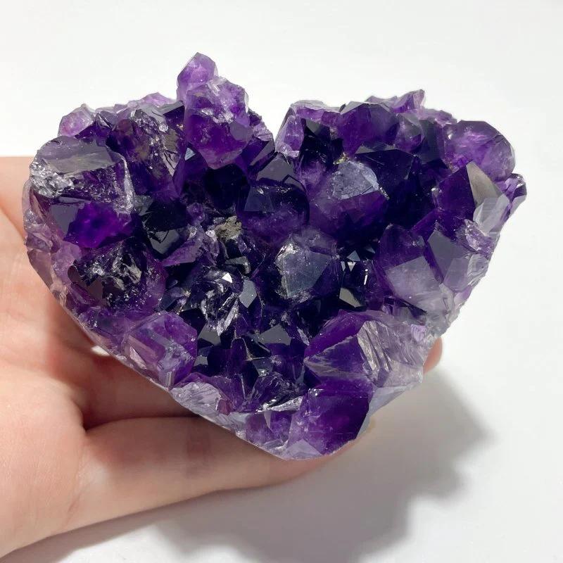 14 Pieces Beautiful Large Amethyst Cluster Heart - Image 5