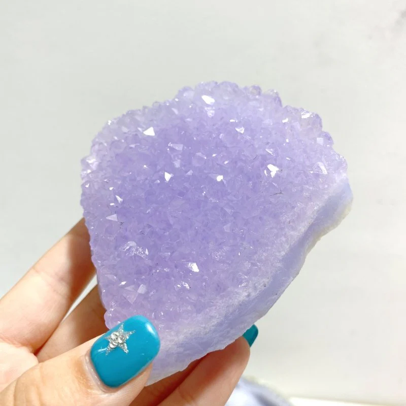 11 Pieces Geode Blue Chalcedony Druzy - Image 7