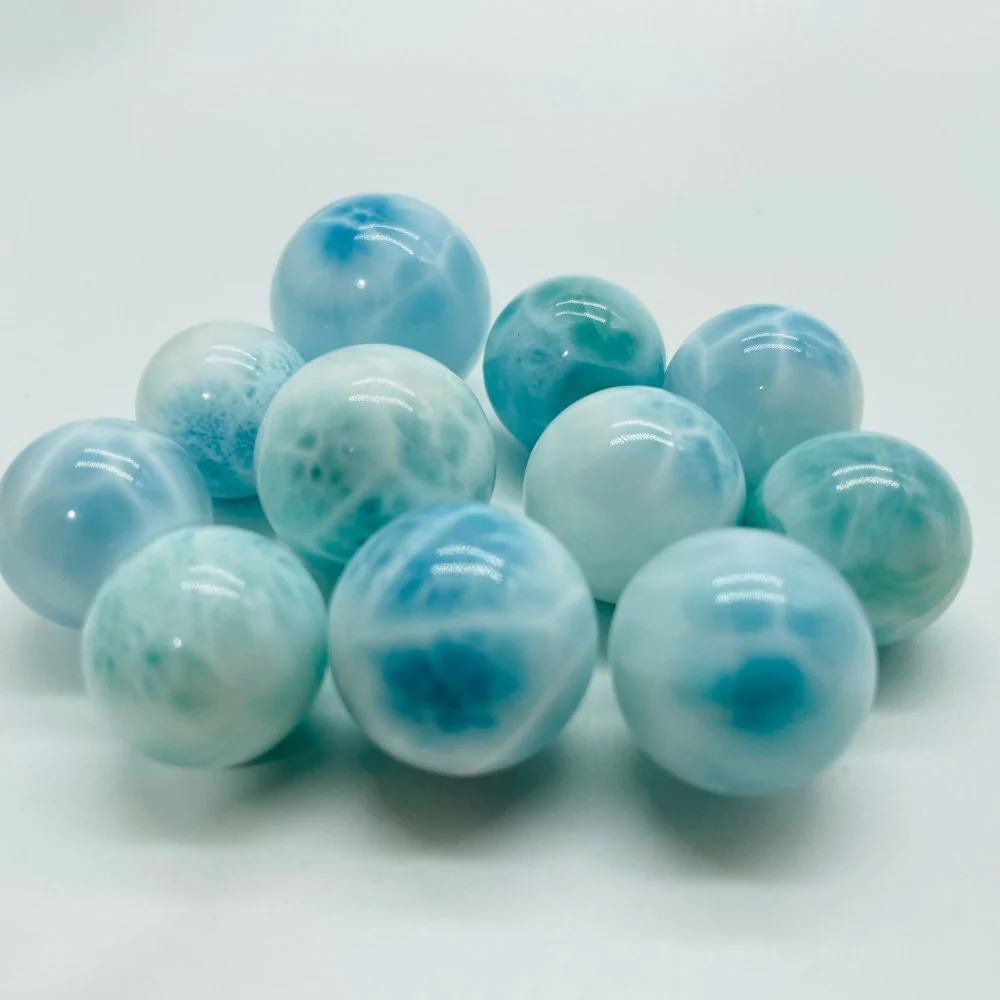 11 Pieces Larimar Spheres - Image 2