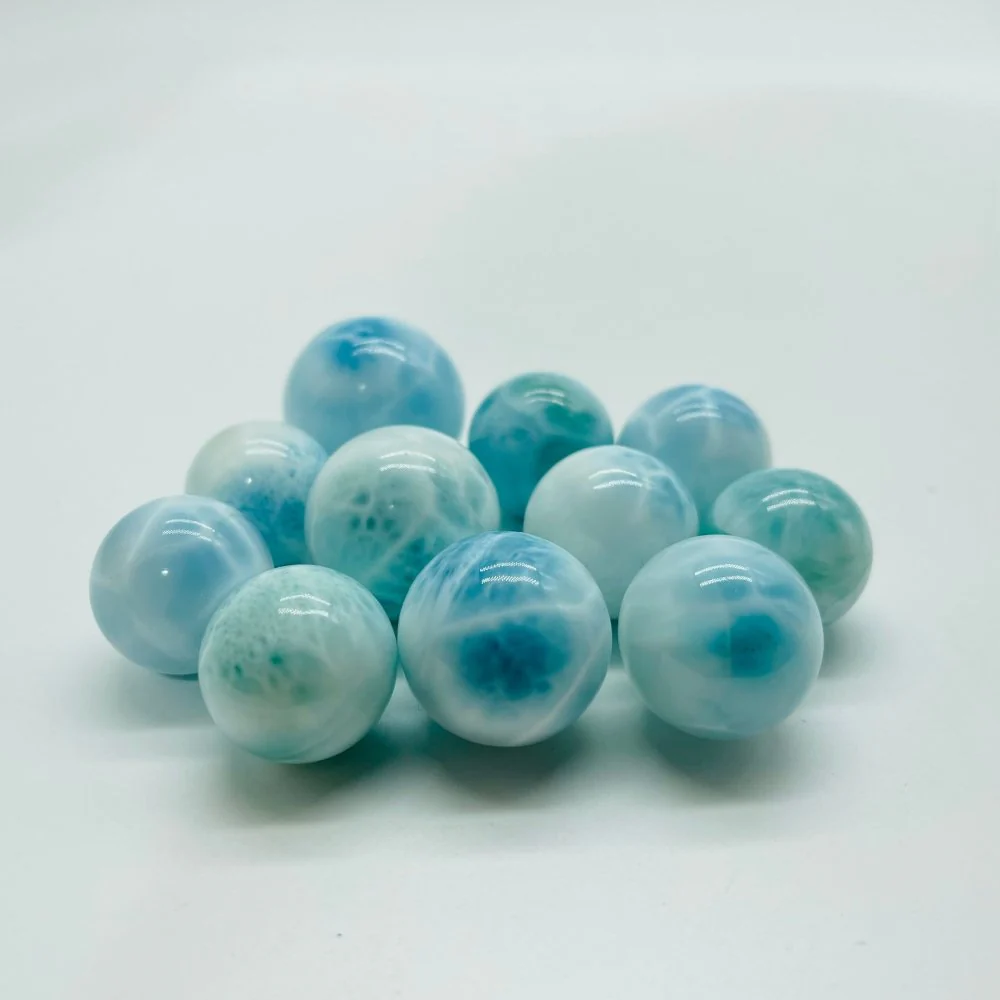 11 Pieces Larimar Spheres - Image 3