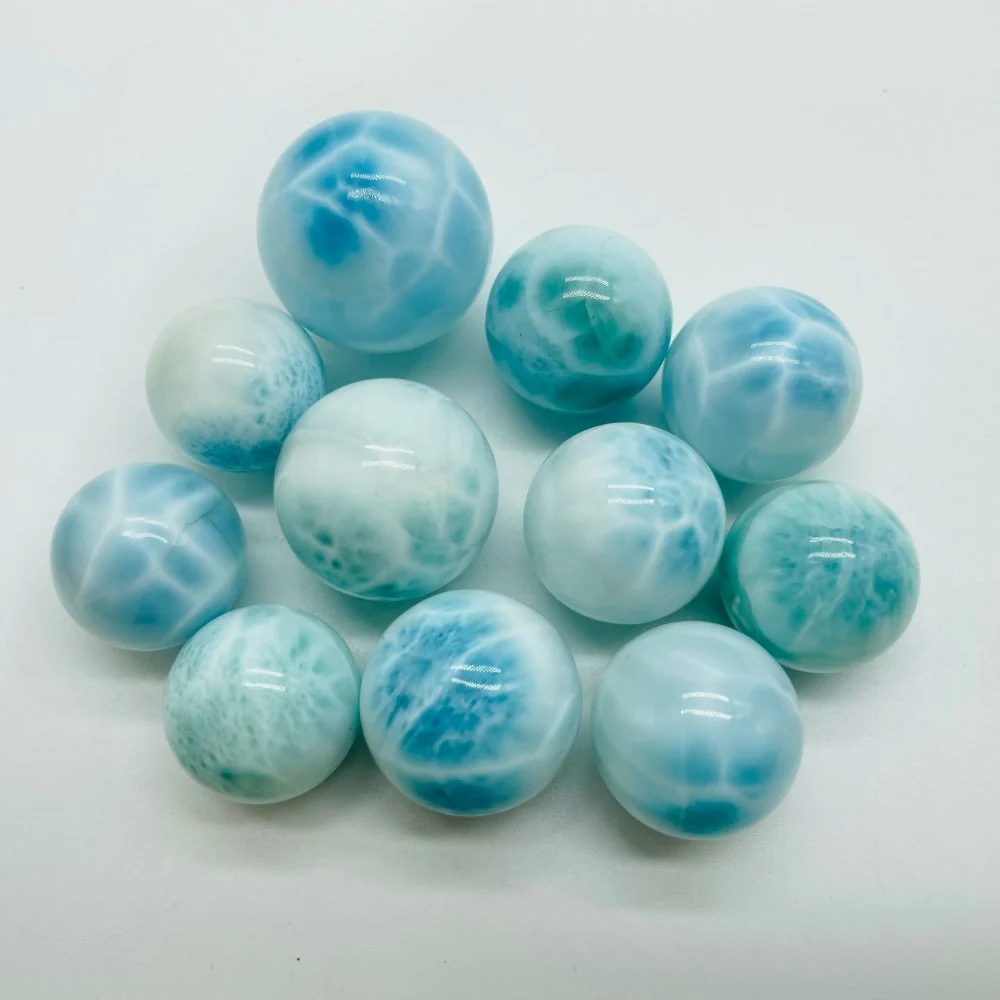 11 Pieces Larimar Spheres - Image 4