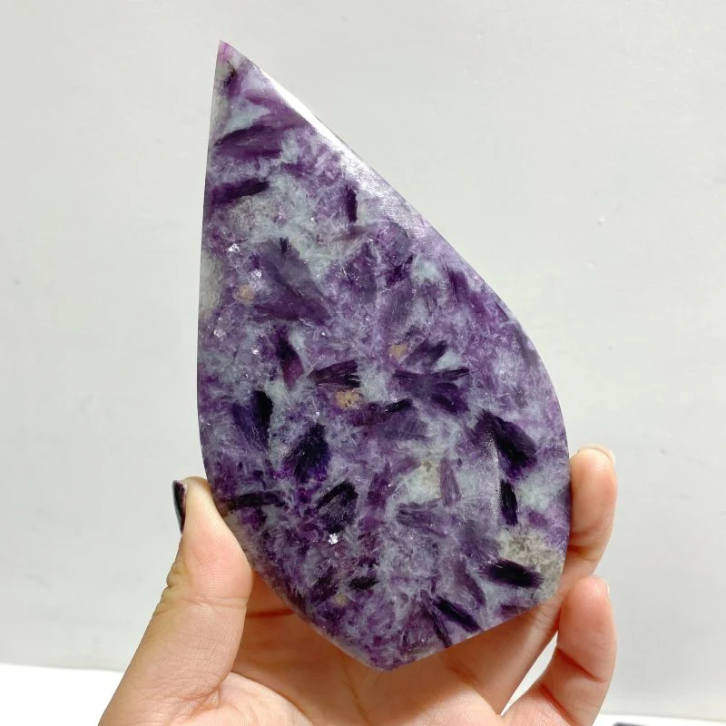 11 Pieces Spark Lepidolite Arrow Head Shape - Image 3