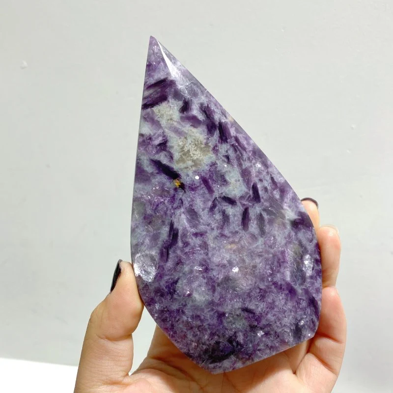 11 Pieces Spark Lepidolite Arrow Head Shape - Image 4