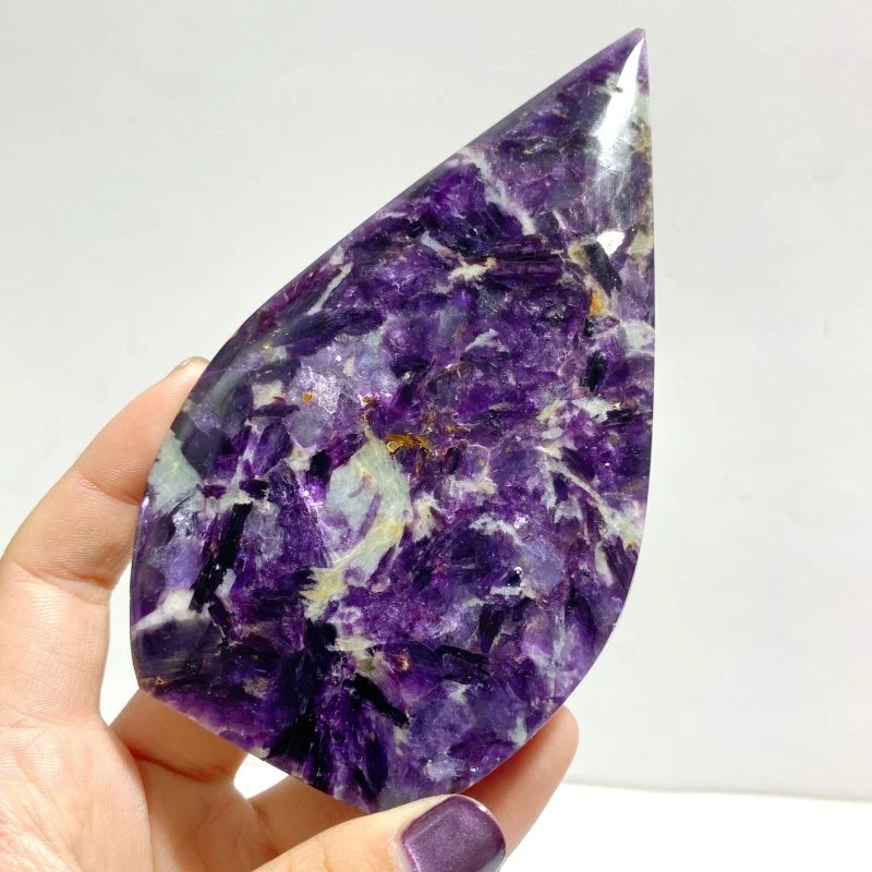 11 Pieces Spark Lepidolite Arrow Head Shape - Image 2
