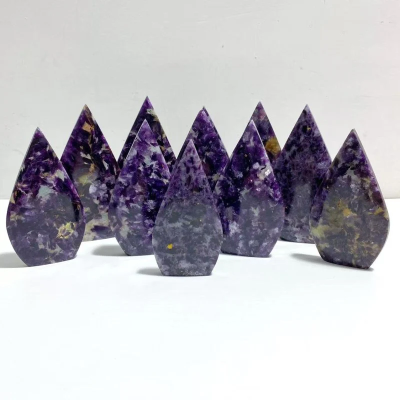 11 Pieces Spark Lepidolite Arrow Head Shape - Image 3