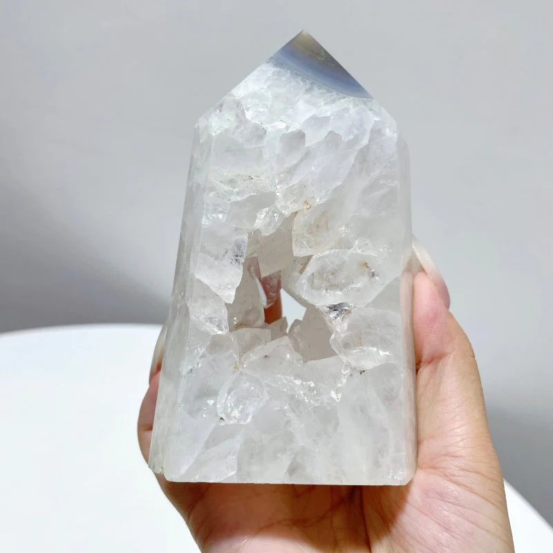 11 Pieces Unique Large Agate Geode Druzy Points - Image 5
