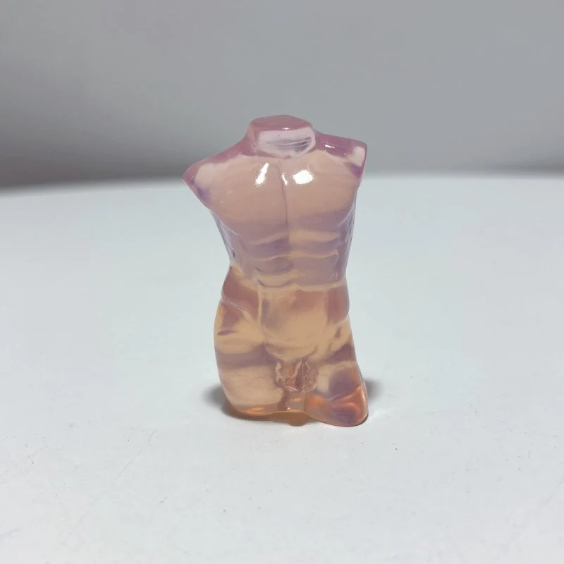 11 Types Male Model Body Crystal Carving Wholesale Labradorite Rose Quartz - Image 4