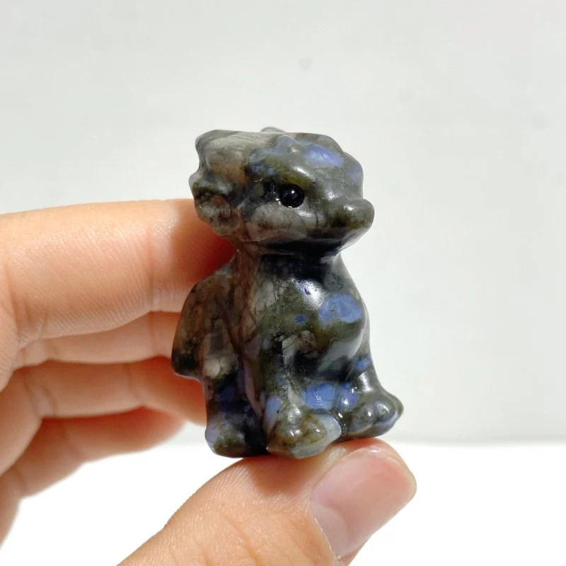 16 Types Mini Flying Dragon Carving Wholesale Yellow Calcite Garnet Sodalite - Image 12