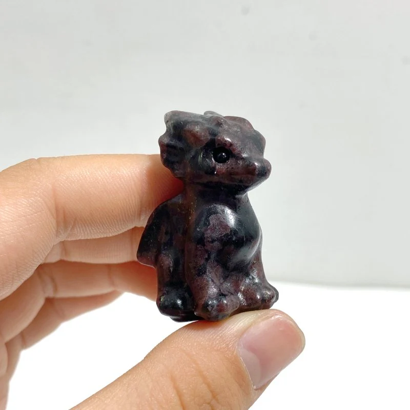 16 Types Mini Flying Dragon Carving Wholesale Yellow Calcite Garnet Sodalite - Image 6