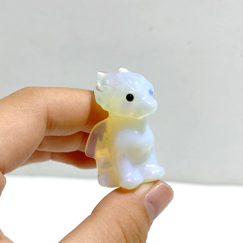 16 Types Mini Flying Dragon Carving Wholesale Yellow Calcite Garnet Sodalite - Image 7